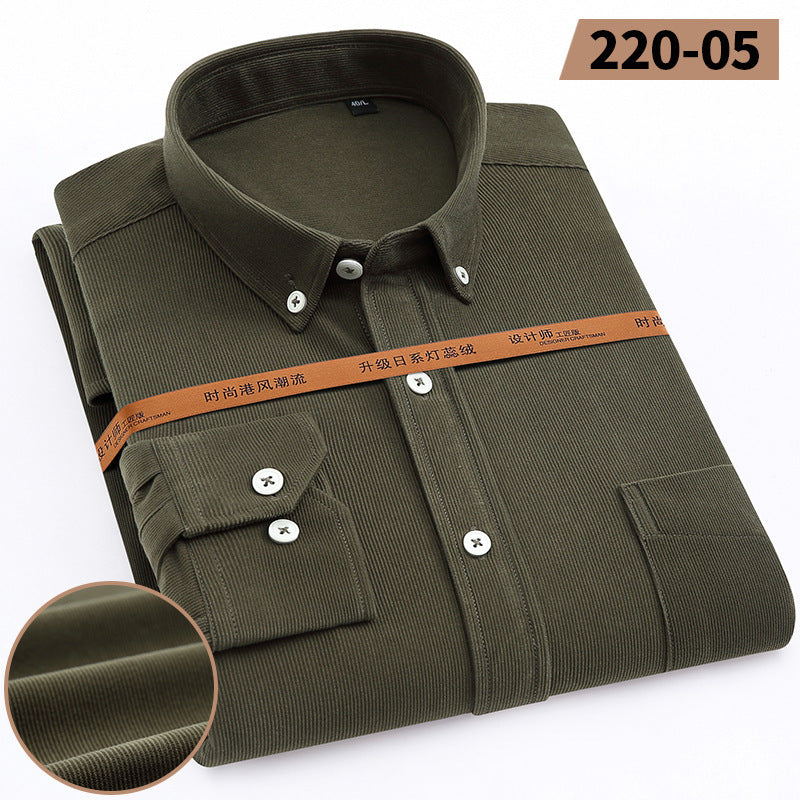 Hong Kong Style Retro Casual Shirt For Men