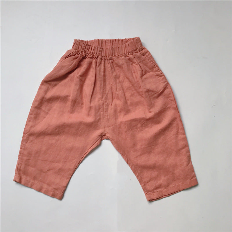 Carrot Short Cotton Pants Girls - ROMART GLOBAL LTD
