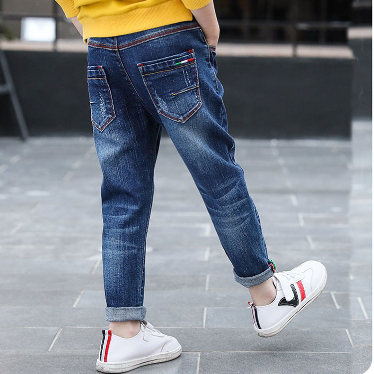 Big Kids New Style Denim Pants Boys - ROMART GLOBAL LTD