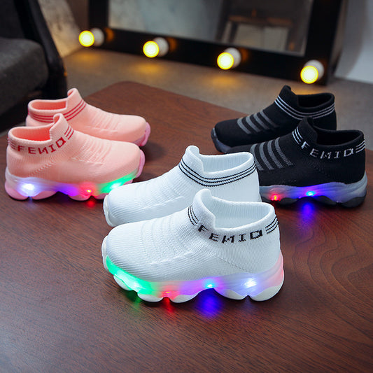 LED Lighting Footwear Boys - ROMART GLOBAL LTD