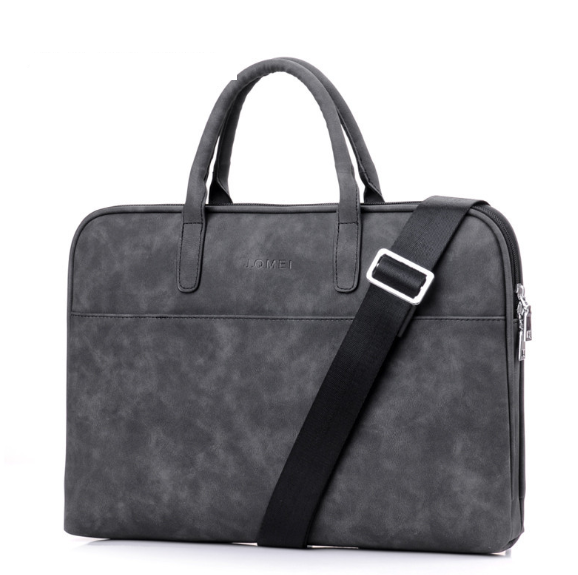 Faux Leather Laptop Bag For Women - ROMART GLOBAL LTD
