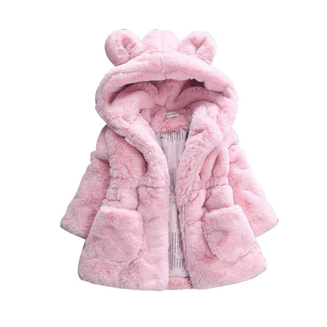 Kids Winter Fur Coat GIRLS - ROMART GLOBAL LTD