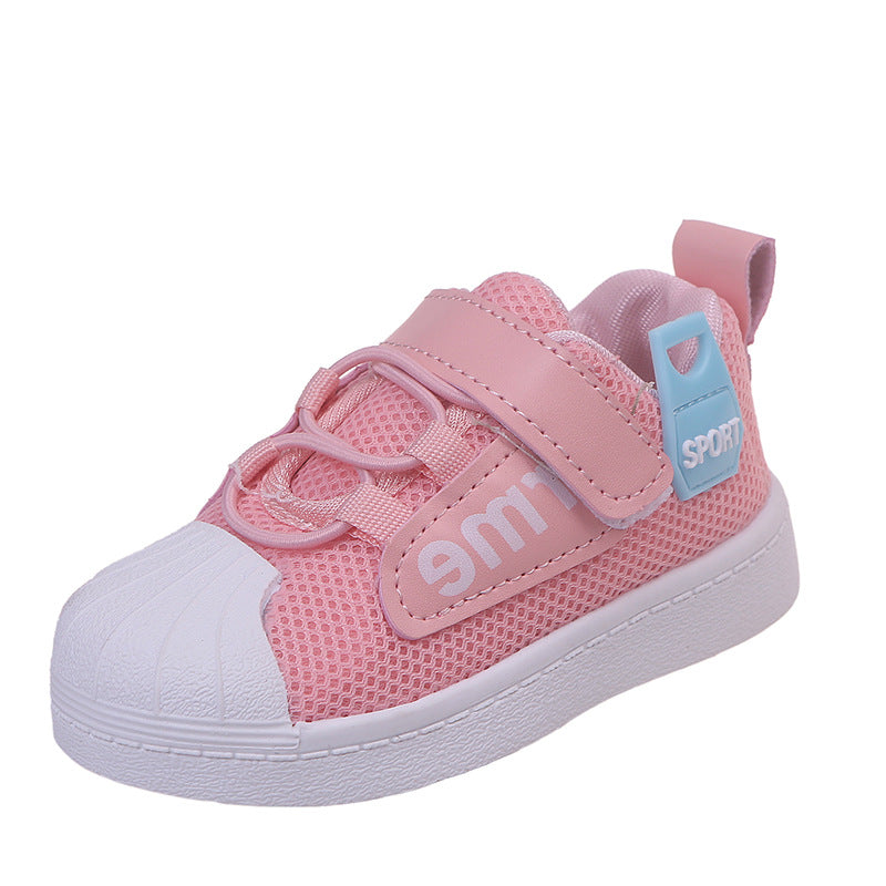 Kids Shell-Toe Breathable Mesh Sports Sneakers Footwear Boys - ROMART GLOBAL LTD