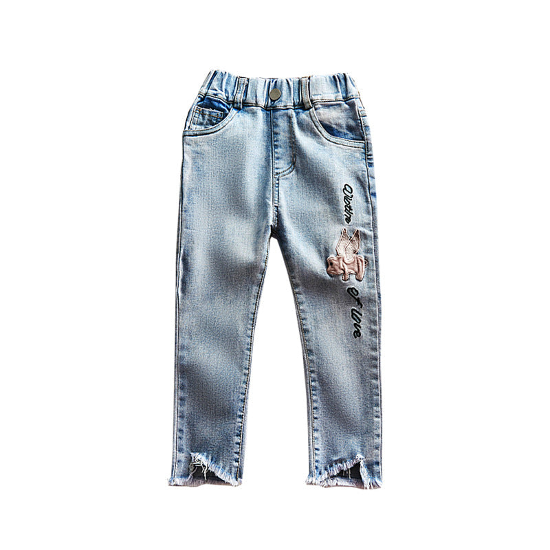 Casual Stretchy Jeans Pants Girls - ROMART GLOBAL LTD
