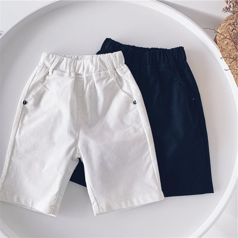 Solid Colour Casual Pants Boys - ROMART GLOBAL LTD
