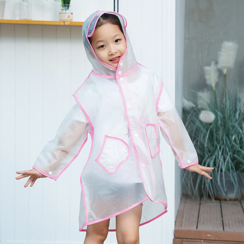 Kids Transparent Raincoat UNISEX - ROMART GLOBAL LTD