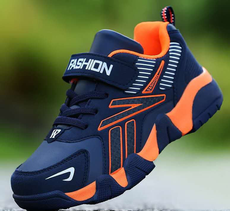 Kids Casual Leather Sports Sneakers Infantil Menino Mesh Footwear Boys - ROMART GLOBAL LTD