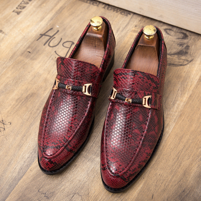 Men'S Shoes Red Hair Stylist Leather Shoes Men Wedding Shoes - ROMART GLOBAL LTD