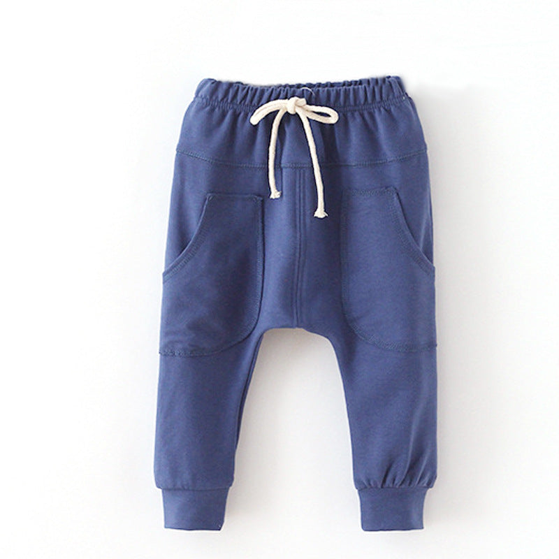 Cotton Stitching Harem Pants Boys - ROMART GLOBAL LTD