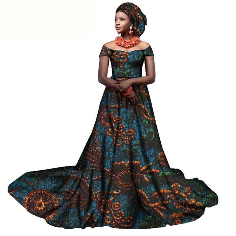 African Ladies Dresses Riche Dresses Cotton Ladies - ROMART GLOBAL LTD
