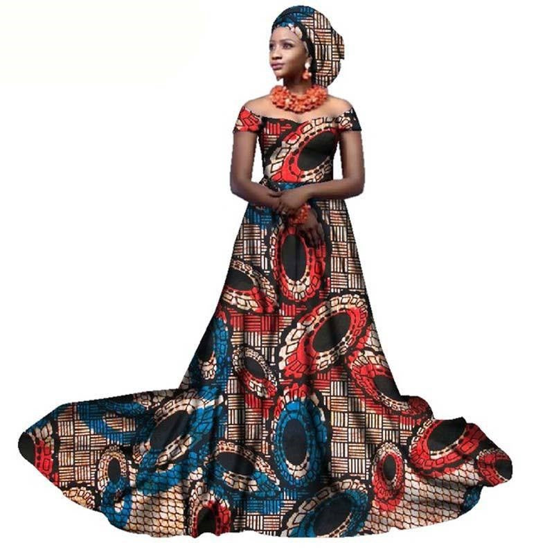 African Ladies Dresses Riche Dresses Cotton Ladies - ROMART GLOBAL LTD