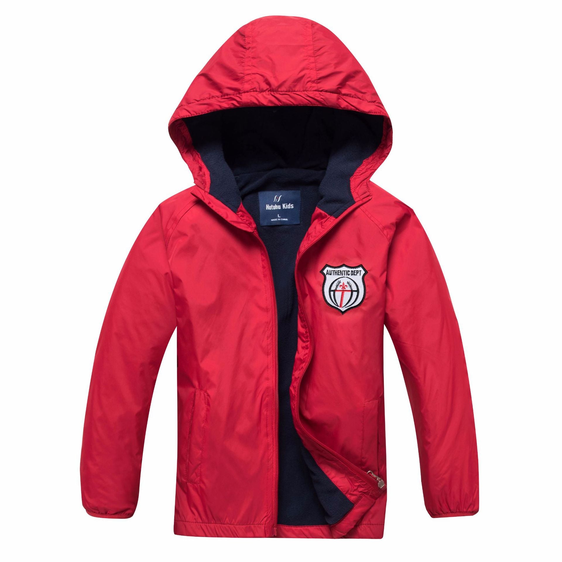 Kids Outdoor Windbreaker Hooded Coat BOYS - ROMART GLOBAL LTD