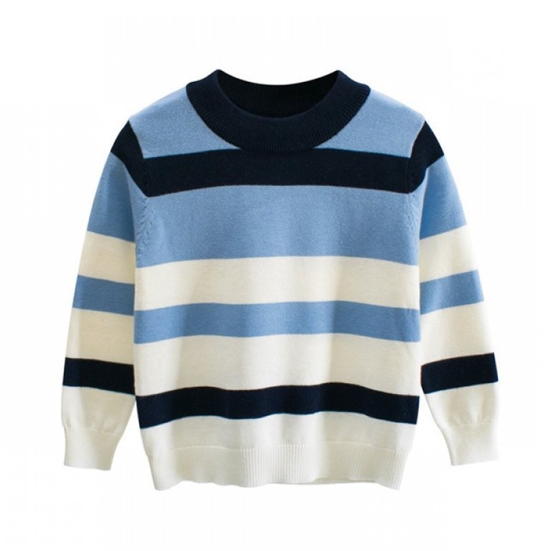 Fashionable Striped Winter Pullover Sweater Knitwear Girls - ROMART GLOBAL LTD