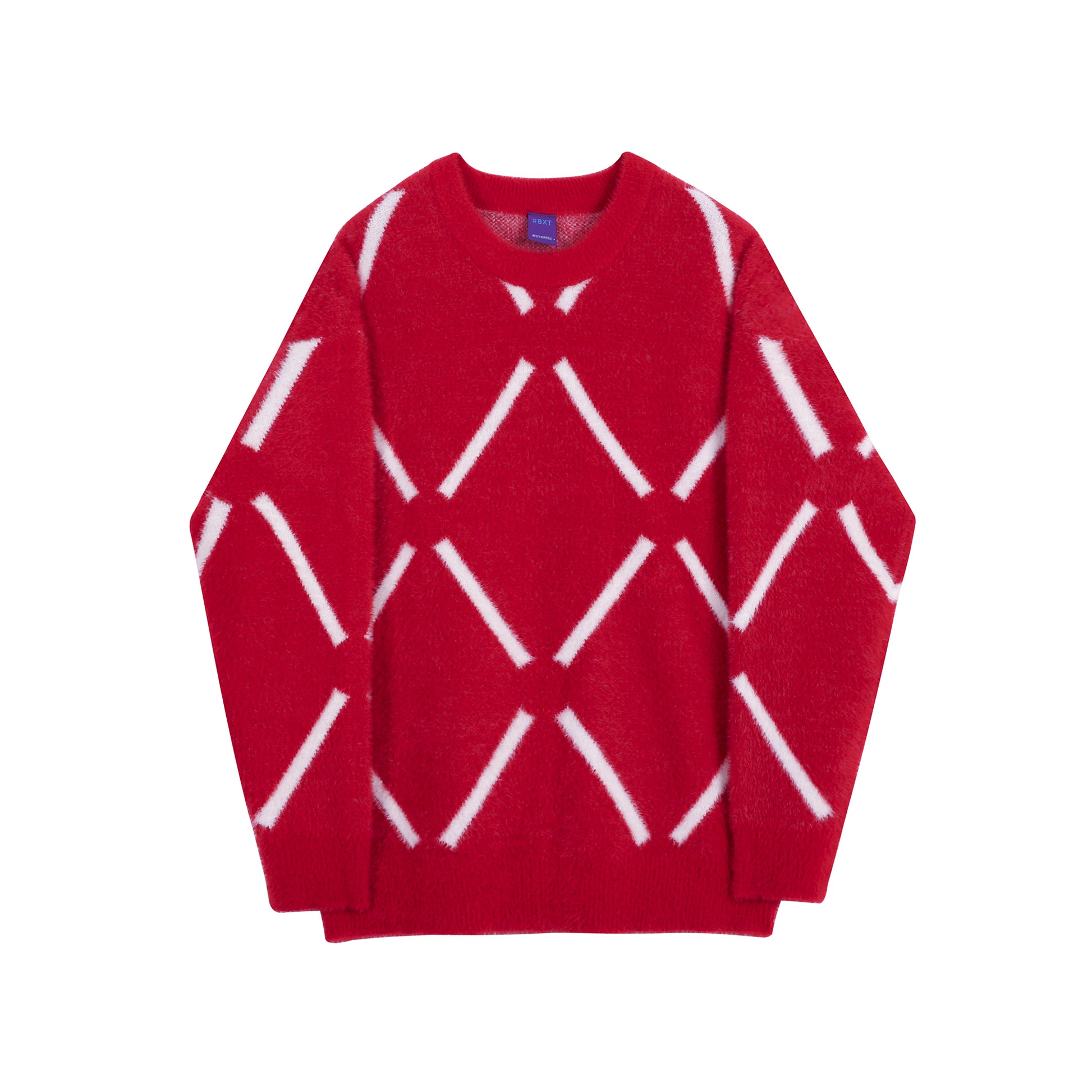 Mohair Loose Warm Sweater Crew Neck Knitwear Boys - ROMART GLOBAL LTD