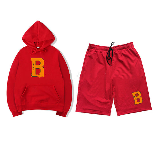 Two-piece Hoodie Shorts Casual Sportswear Boys - ROMART GLOBAL LTD