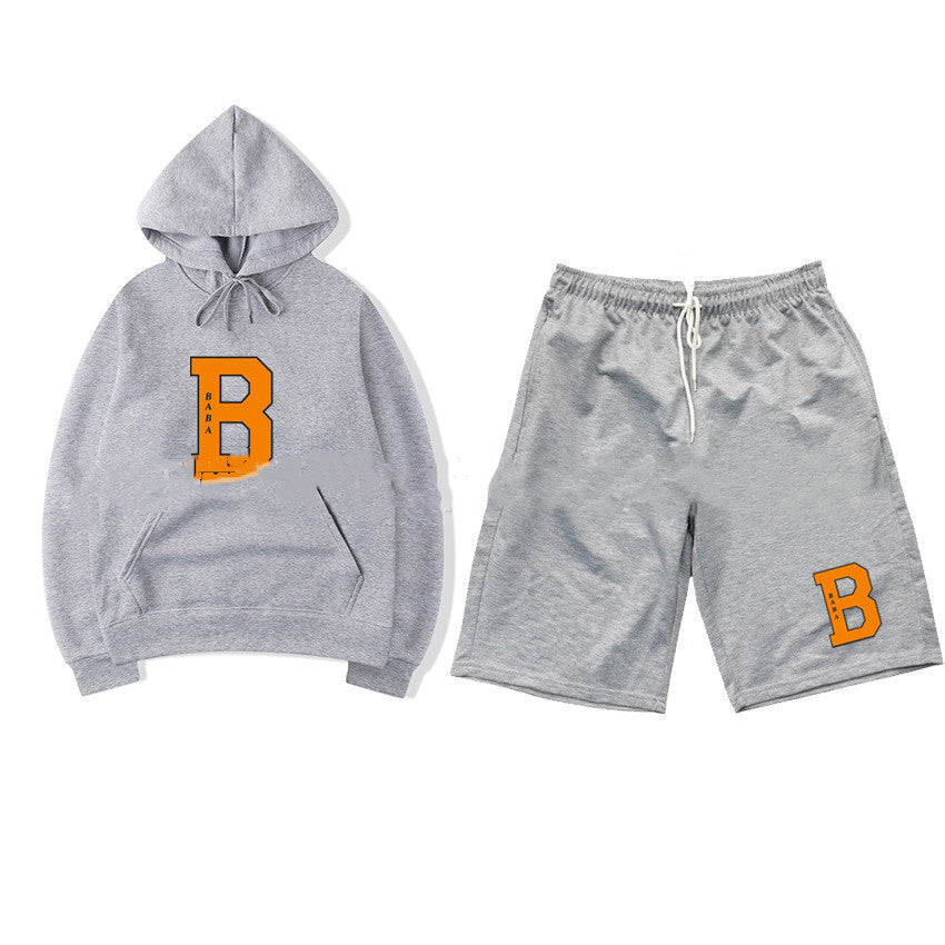 Two-piece Hoodie Shorts Casual Sportswear Boys - ROMART GLOBAL LTD
