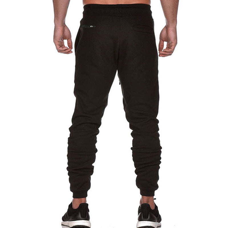 Loose Large Size Reflective Print Straight Leg Pants With Fitted Feet For Men - ROMART GLOBAL LTD