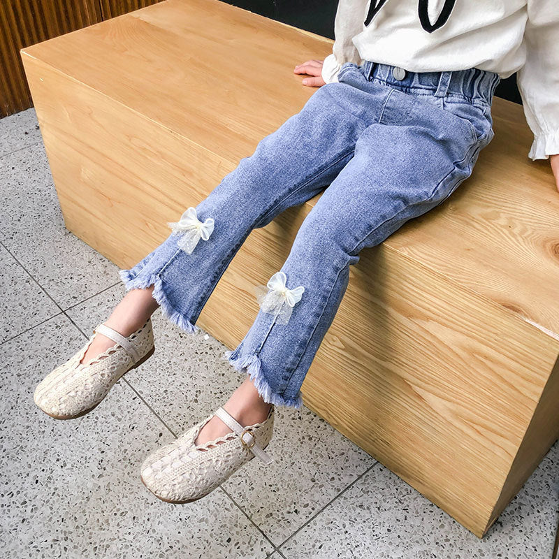 Korean Fashion Flared Jeans Trendy Pants Girls - ROMART GLOBAL LTD