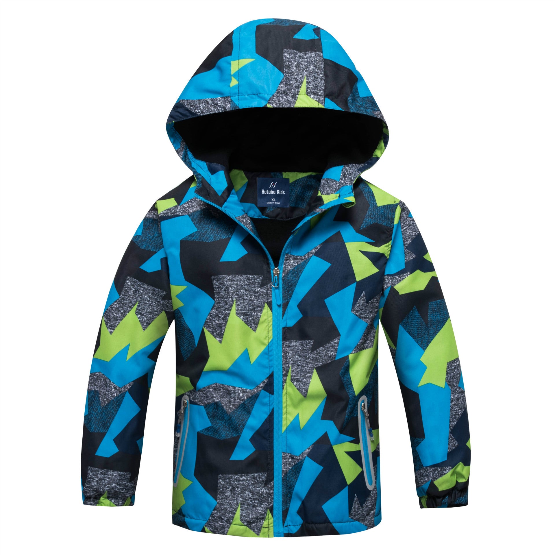 Kids Outdoor Windbreaker Hooded Coat BOYS - ROMART GLOBAL LTD