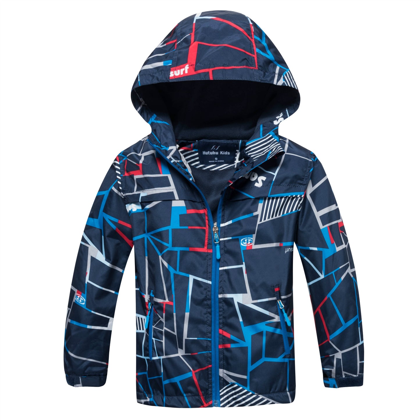 Kids Outdoor Windbreaker Hooded Coat BOYS - ROMART GLOBAL LTD