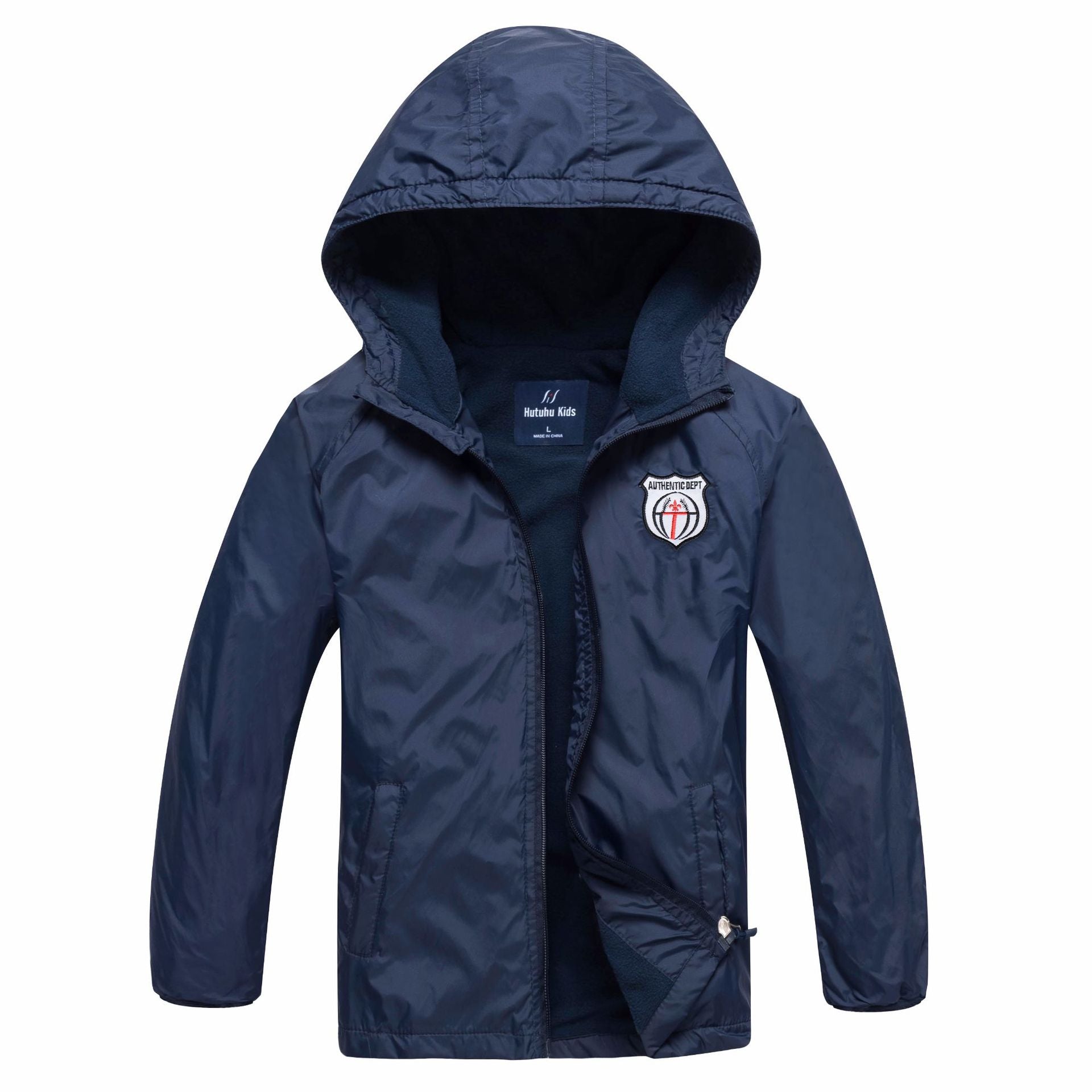 Kids Outdoor Windbreaker Hooded Coat BOYS - ROMART GLOBAL LTD