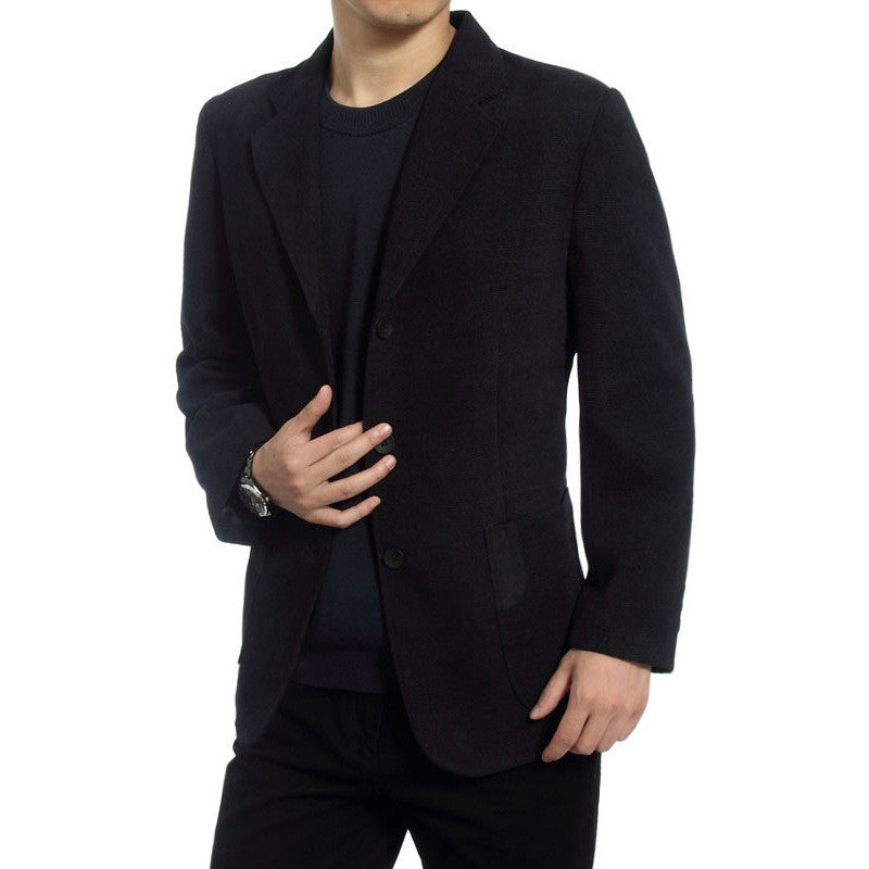 Casual Corduroy Blazer For Suit Men - ROMART GLOBAL LTD