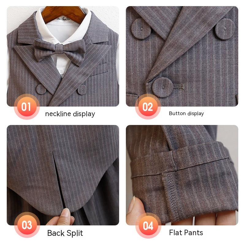 Overalls Spring Striped Suit Boys - ROMART GLOBAL LTD