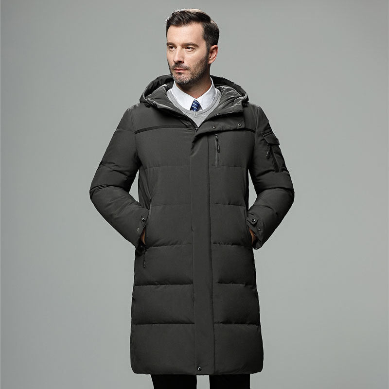 Long Padded Down Winter Coat Men - ROMART GLOBAL LTD