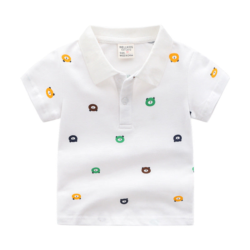 Cartoon Children's Short Sleeve POLO Shirt Boys - ROMART GLOBAL LTD