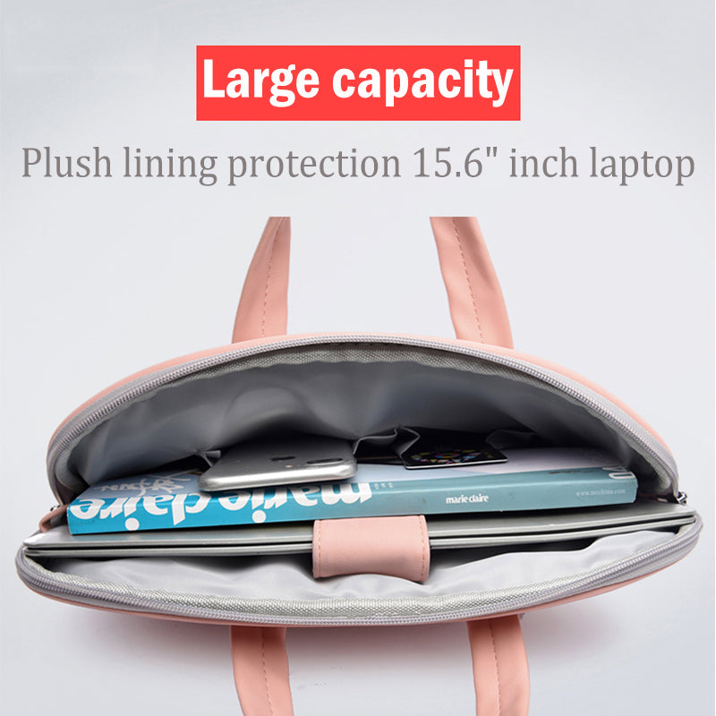 PU Leather Women Laptop Bags Notebook Carrying Bag - ROMART GLOBAL LTD