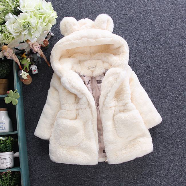 Kids Winter Fur Coat GIRLS - ROMART GLOBAL LTD