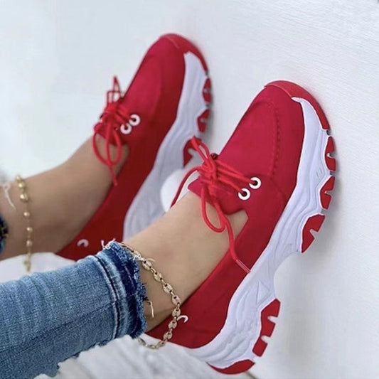 Lace-up Casual Sneakers For Women