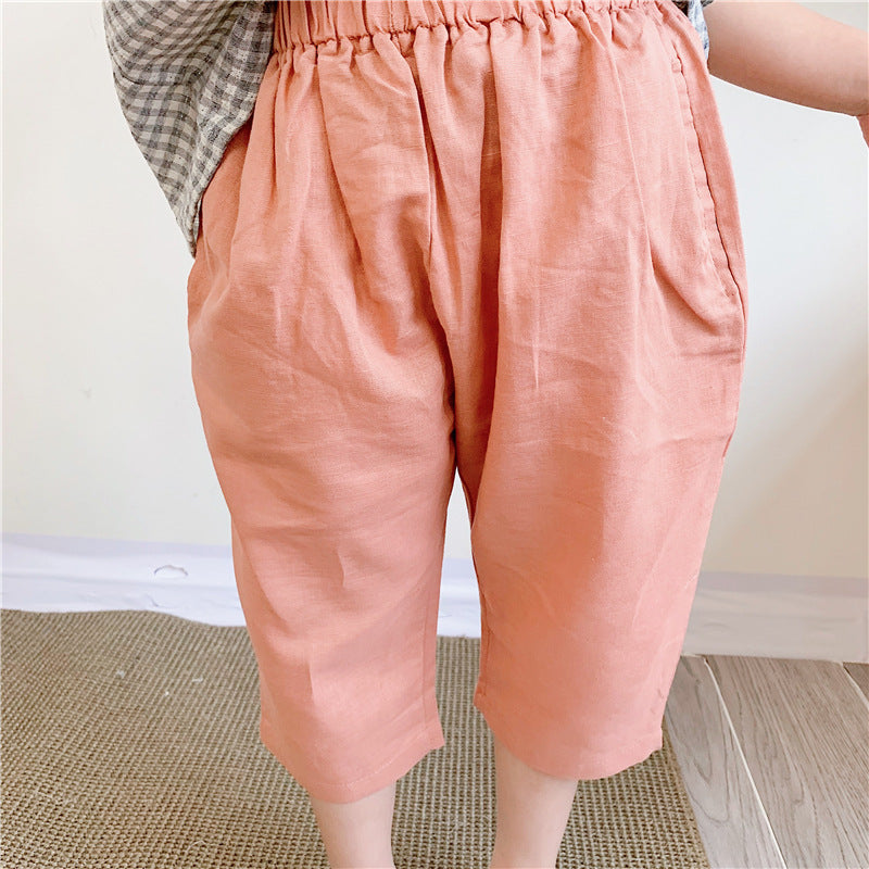 Carrot Short Cotton Pants Girls - ROMART GLOBAL LTD