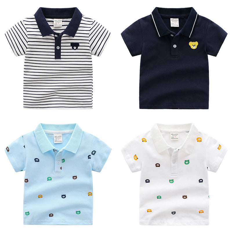 Cartoon Children's Short Sleeve POLO Shirt Boys - ROMART GLOBAL LTD