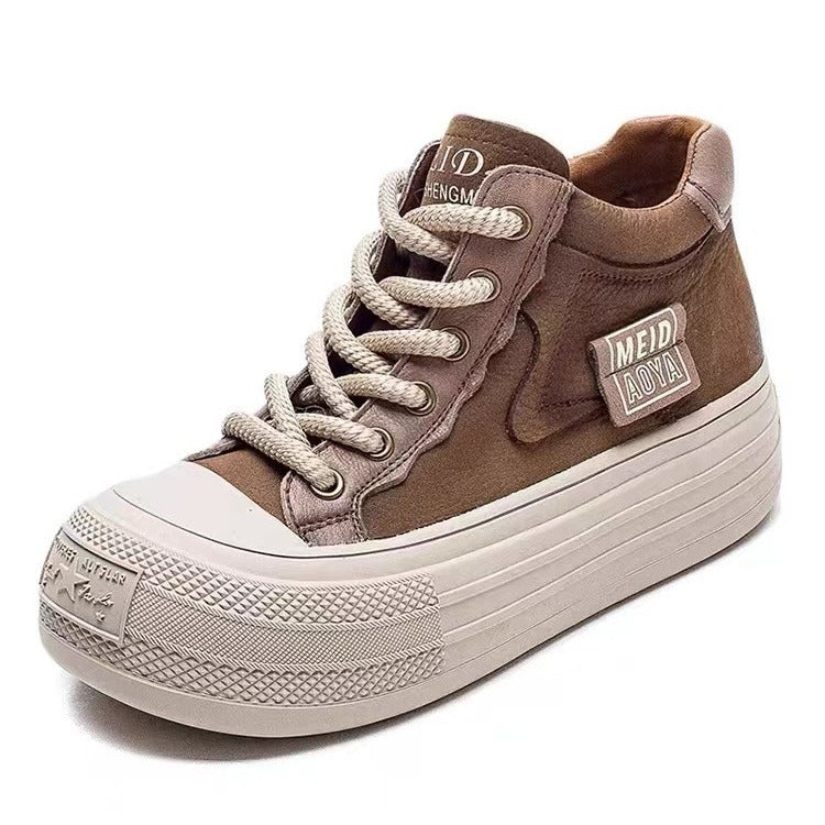 Thick Bottom All-matching Ugly And Cute Clunky Sneakers