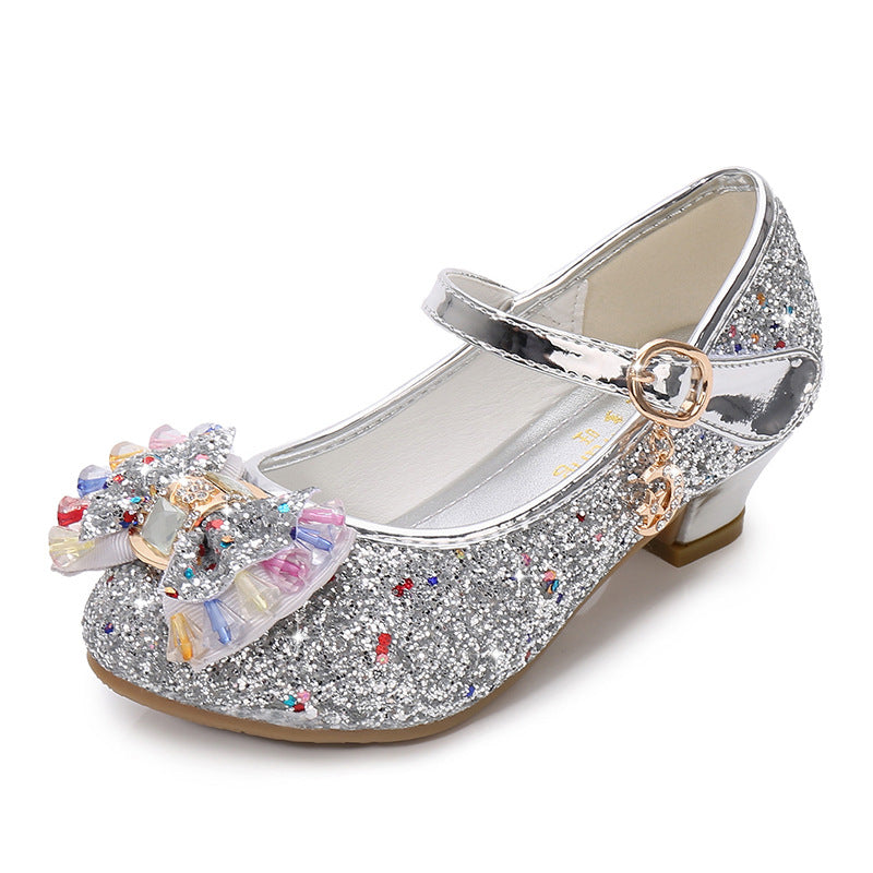 Girls Princess Leather Shoes - ROMART GLOBAL LTD