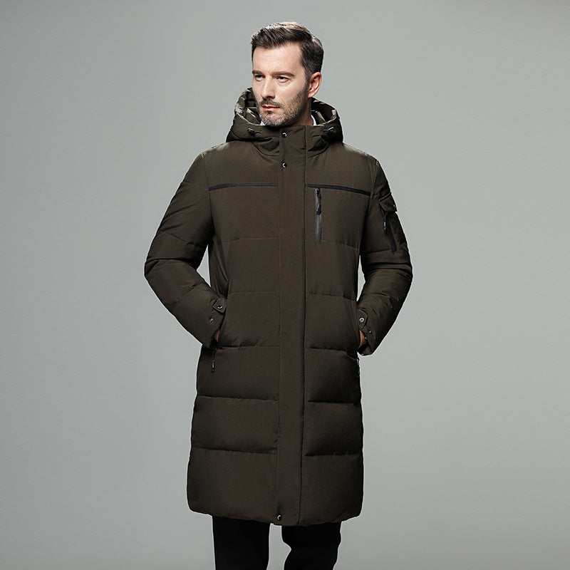 Long Padded Down Winter Coat Men - ROMART GLOBAL LTD