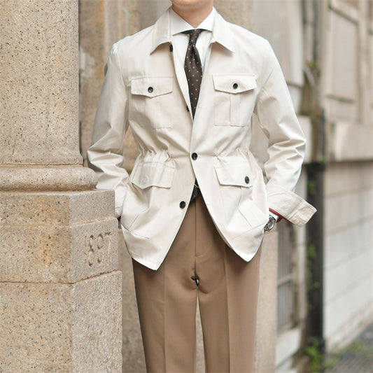 Vintage Classique Lapel Hunting Coat Men - ROMART GLOBAL LTD