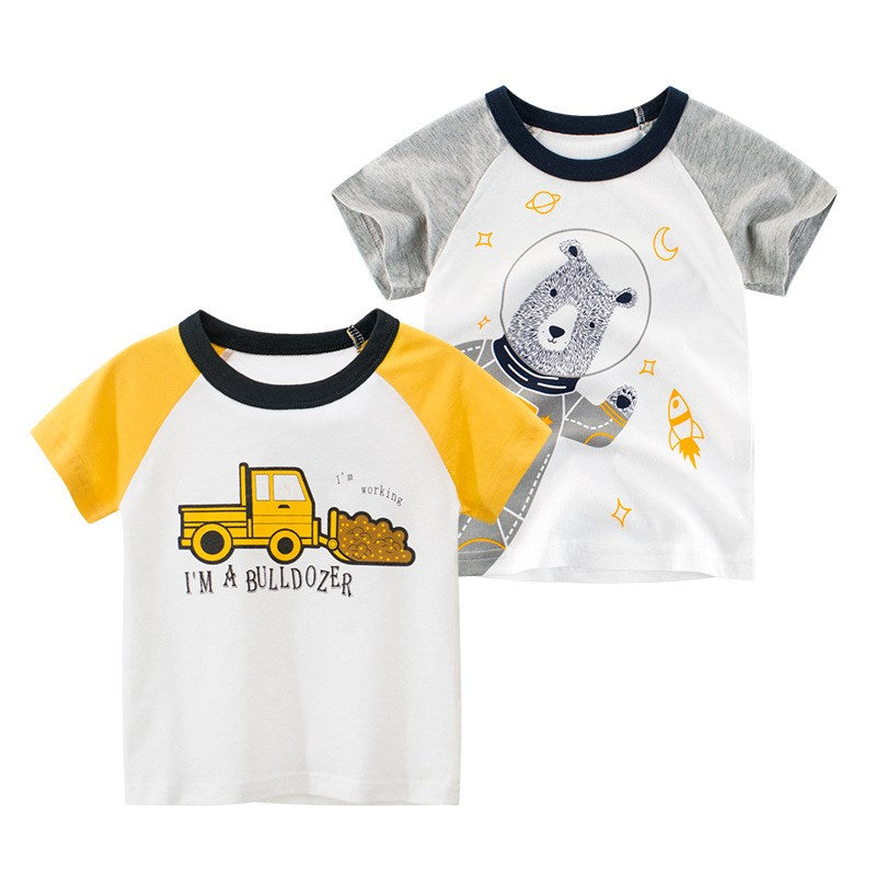 Kid's Short Sleeve T-Shirt For Boys