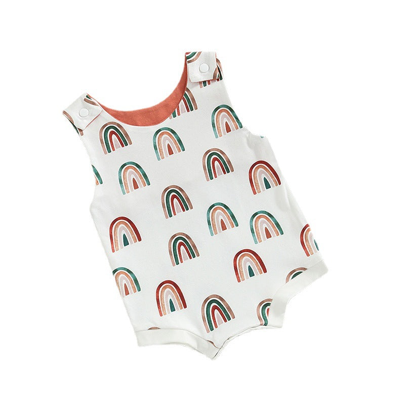 Fashion Simple Printed Sleeveless Vest Underwear Boys - ROMART GLOBAL LTD