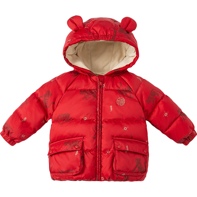 Kids Red Tiger Coat UNISEX - ROMART GLOBAL LTD
