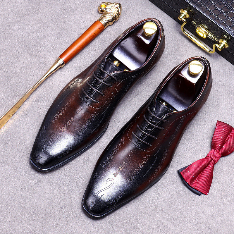 The High-Society Man Business Formal Leather Footwear Men - ROMART GLOBAL LTD