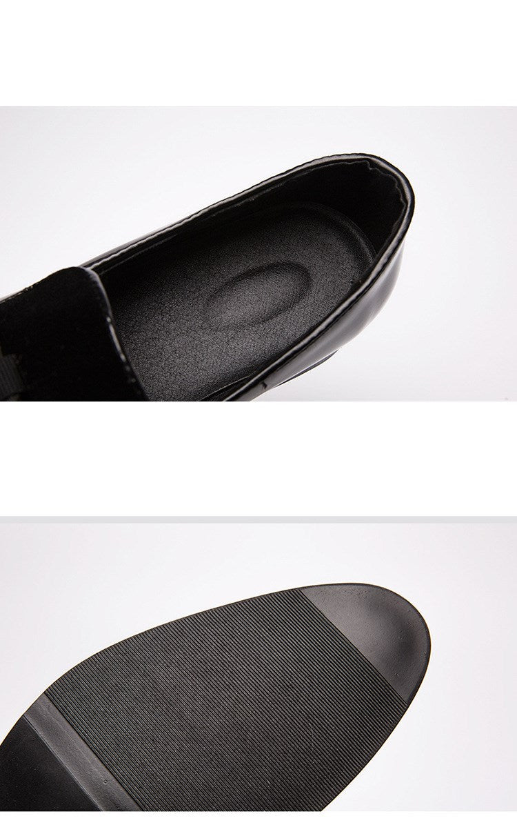 Large Size British Single Leather Footwear Men - ROMART GLOBAL LTD