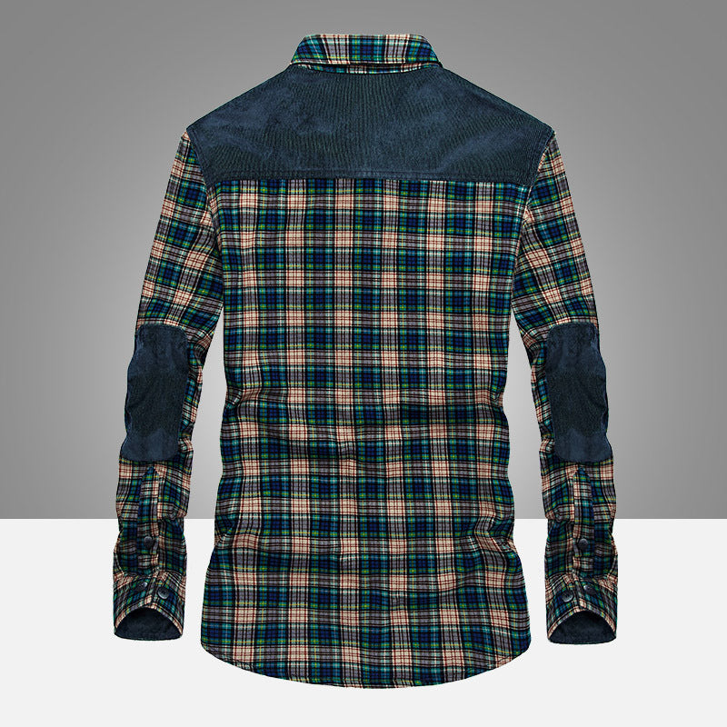 Plaidded 100% Cotton fashionable Men Shirts