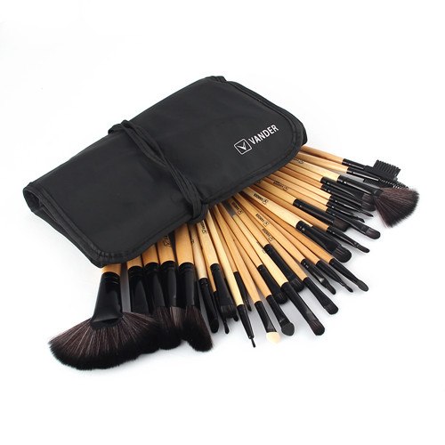 Professional 32Pcs Makeup Brush Foundation Eye Shadows Powder Blue Make Up Brushes Tools Cosmetic Bag pincel maquiagem Brushes - ROMART GLOBAL LTD
