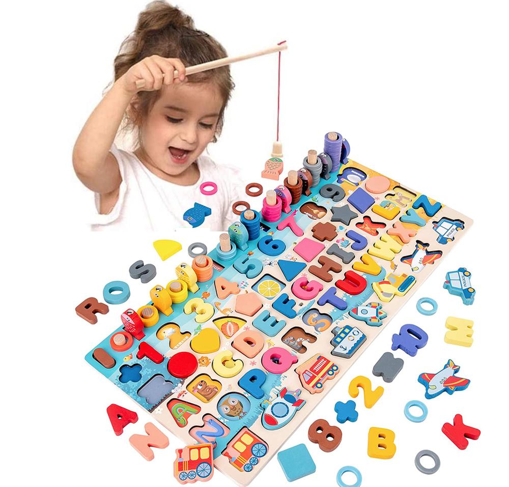 Kids Montessori Educational Toy LEARNING - ROMART GLOBAL LTD