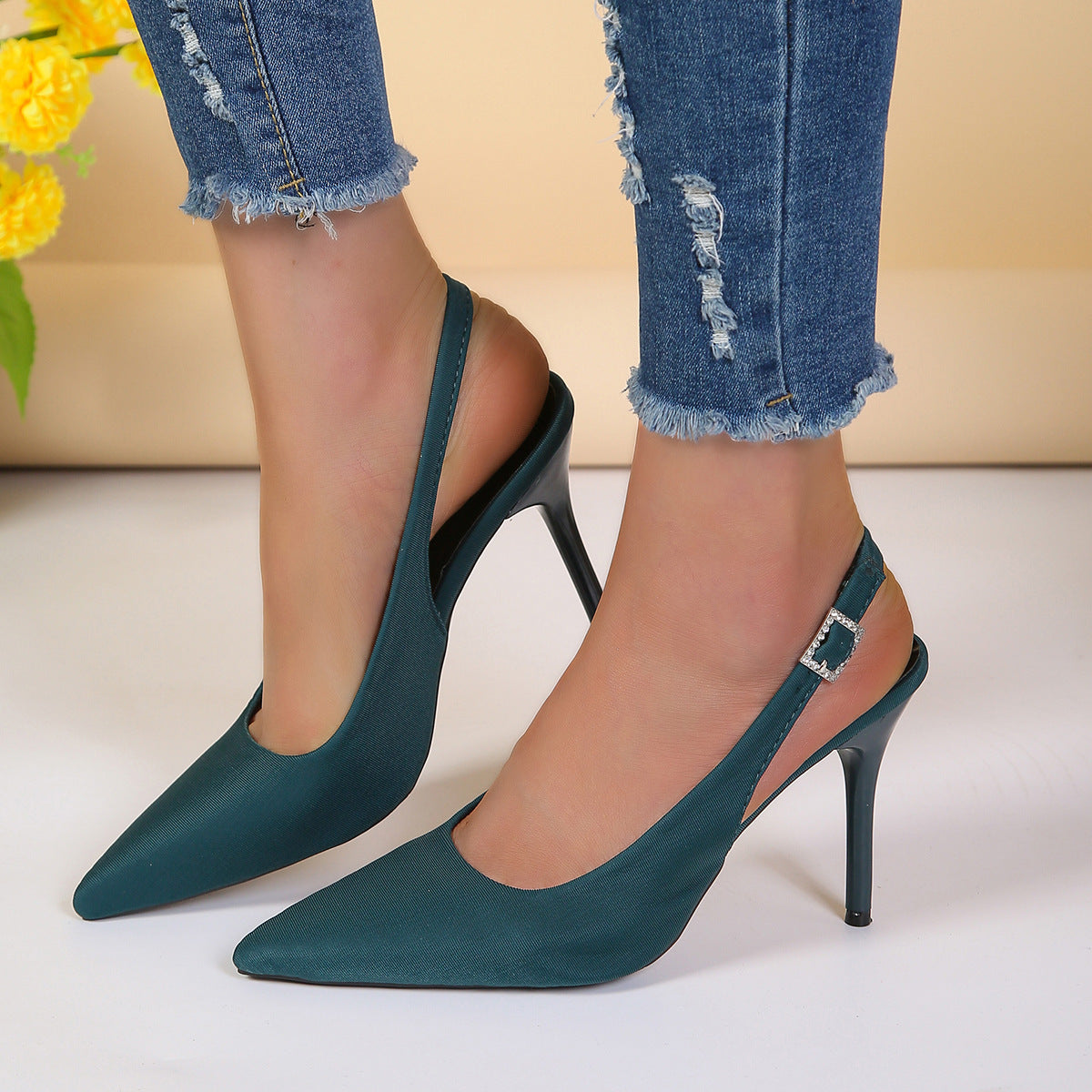 Pointed Toe Fashion Stiletto Heels Shoes For Women