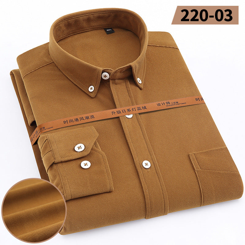 Hong Kong Style Retro Casual Shirt For Men