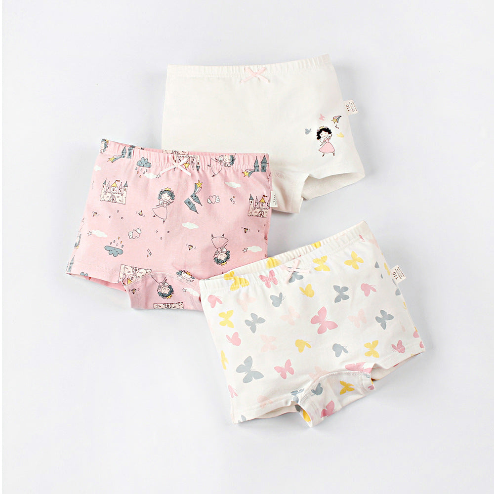 Cute Cartoon Cotton Boxer Underwear Girls - ROMART GLOBAL LTD