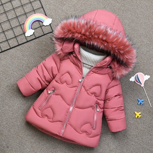 Kids Thickly Insulated Hooded Coats GIRLS - ROMART GLOBAL LTD